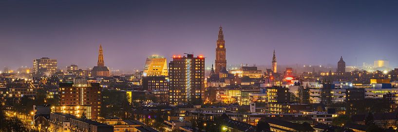 Panorama der Stadt Groningen von Henk Meijer Photography