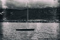sailboat in Lake Annecy