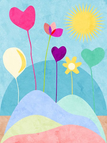 Living Flower Garden! 2 by Georgia Chagas