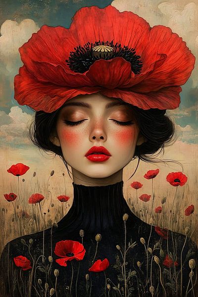 Reine Coquelicot n°3 par Studio BB