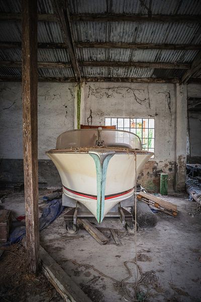 Klassieke speedboot par Leo van Valkenburg