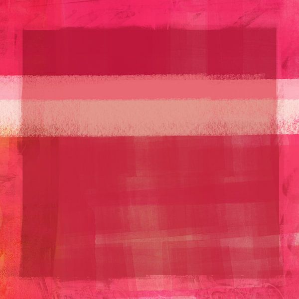 Abstrait moderne en rose. Inspiré de Rothko par Dina Dankers