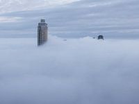 Rotterdam - Stadtansicht - Skyline Rotterdam - Dichter Nebel 2 - Marja Suur (15)