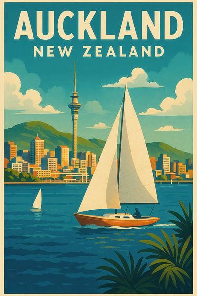 Auckland par Poster Art Shop