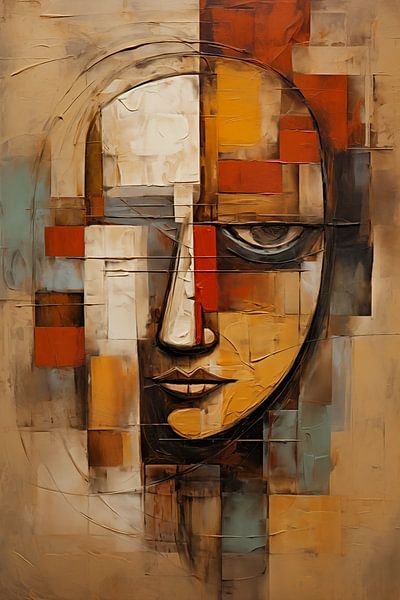 Abstract face by Bert Nijholt