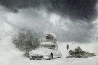 Citroen DS im Schnee