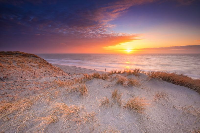 Verträumter Sonnenuntergang. von Justin Sinner Photography (Fotograf auf Texel)