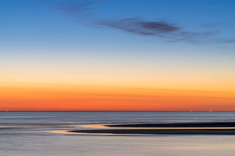Sunset Katwijk aan Zee by Paul van der Zwan