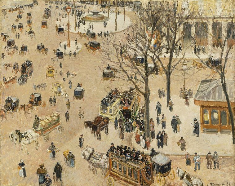 La Place due Théâtre Français, Camille Pissarro von Meisterhafte Meister