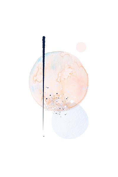 Pastel aquarel nr.01 van c.creates