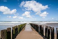 Breakwaters at Domburg beach