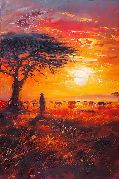 Un éleveur de Samburu par PixelPrestige