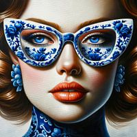 Delfter Blau Porträt