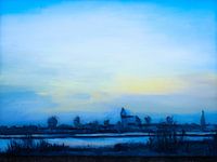 Kampen stadsaanzicht aan de IJssel