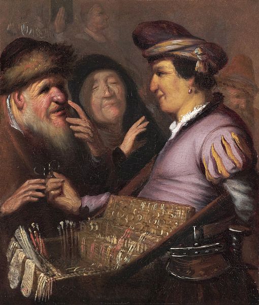 Le vendeur de spectacles, Rembrandt van Rijn par Marieke de Koning