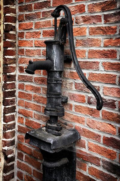 Old water pump - Industrial Retro Romance by Marlika Art