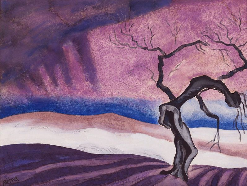 Oscar Florianus Bluemner Death by finemasterpiece