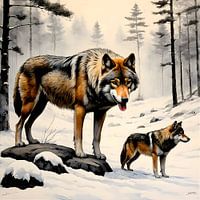 Deux loups
