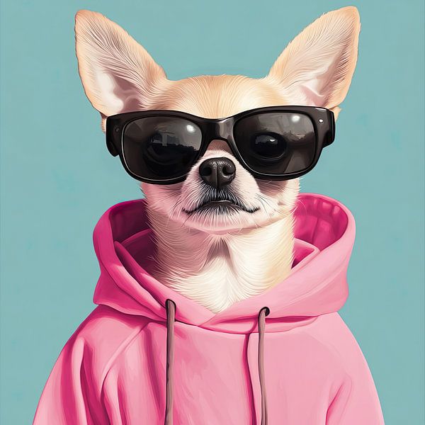 Pop-Art Chihuahua von Lauri Creates