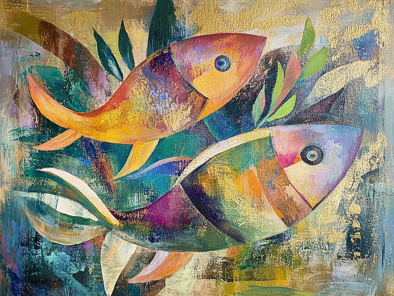 Colourful Fish by ARTEO Paintings