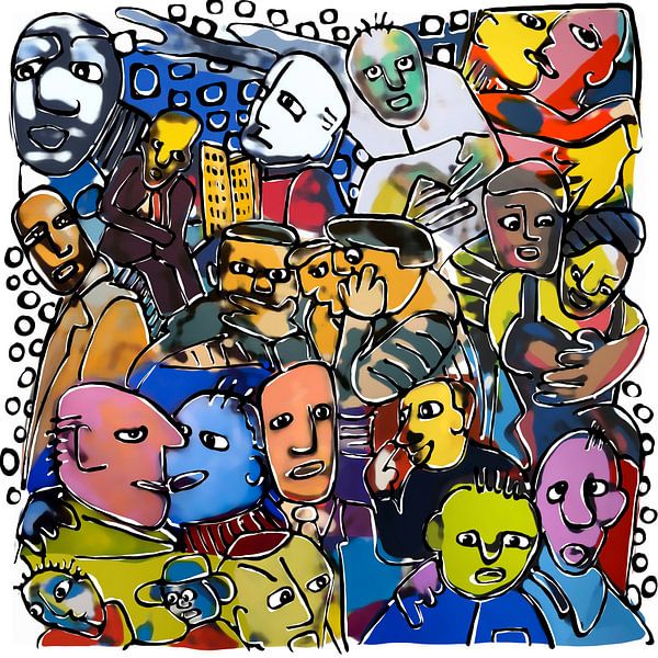 Herman Brood Musterkarte von Henk van Os