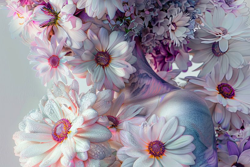 art with flowers by Egon Zitter