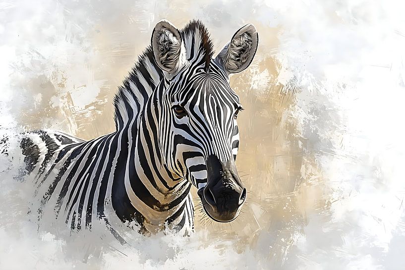Elegantes Zebra von PixelPrestige