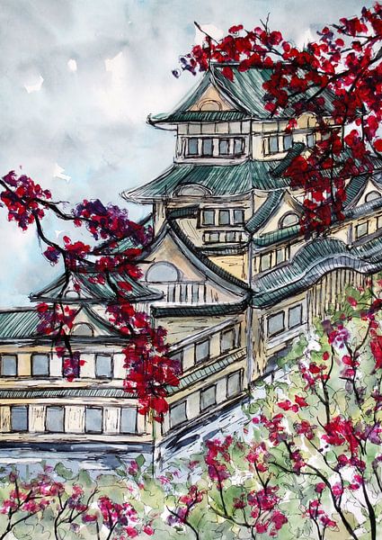 Château japonais par Sebastian Grafmann