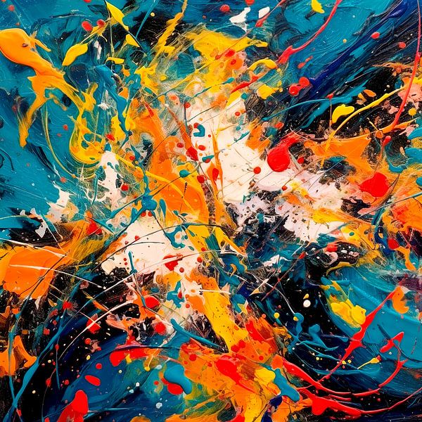 Hommage an Jackson Pollock von Harry Hadders Design