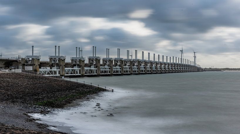 Eastern Scheldt storm surge barrier II by Bill hobbyfotografie