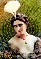 Kaleidoskopisches Porträt von Mata Hari