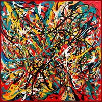 Abstrakte Ausdrucksformen - eine Hommage an Jackson Pollock