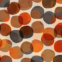 Autumn Stones | Retro Shape Abstract