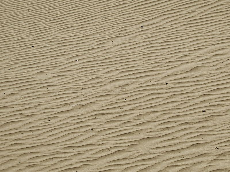Zandstructuur in de duinen par Pieter Korstanje