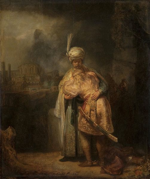 David und Jonathan, Rembrandt van Rijn von Rembrandt van Rijn