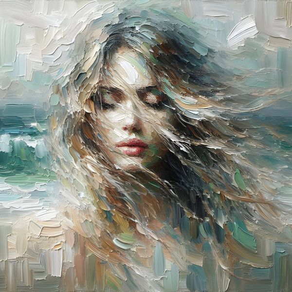 Cyan de mer par FoXo Art