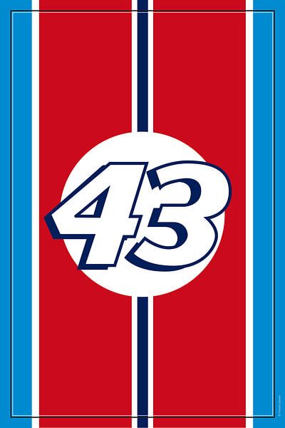 Richard Petty NASCAR, race car design by Theodor Decker