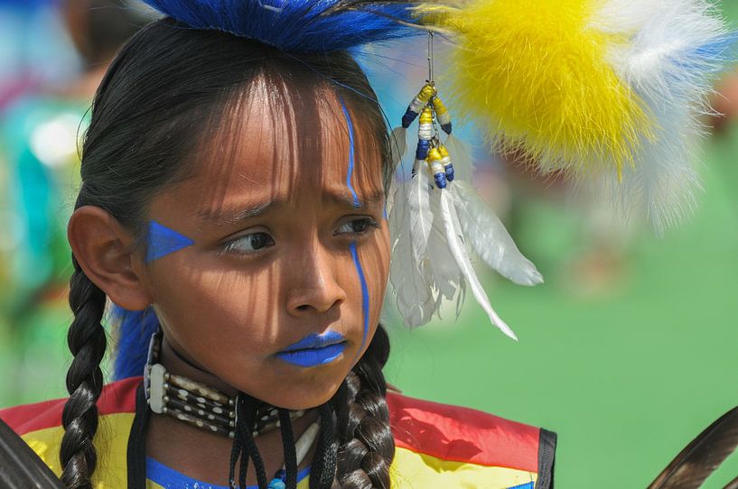 Blackfoot Indiaanse by Lex van Doorn