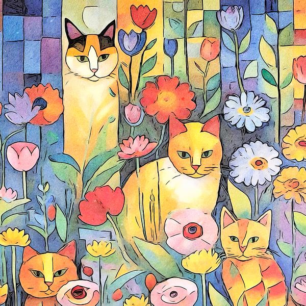 Katzen #1 von zam art