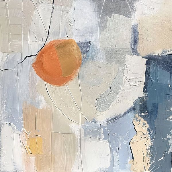 Tons pastel et géométrie par Poster Art Shop