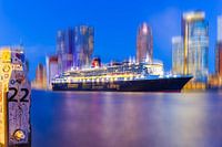 Queen Mary 2 de nuit - Effet Adamski