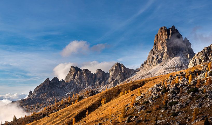 Landschaft der Dolomiten - 3, Italien von Adelheid Smitt