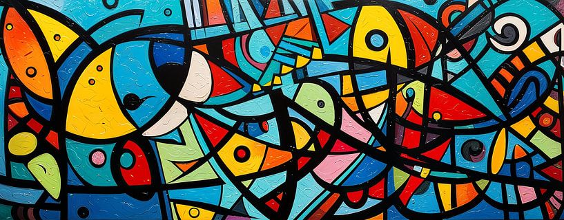 Modern Picasso No. 95.31 by ARTEO Paintings