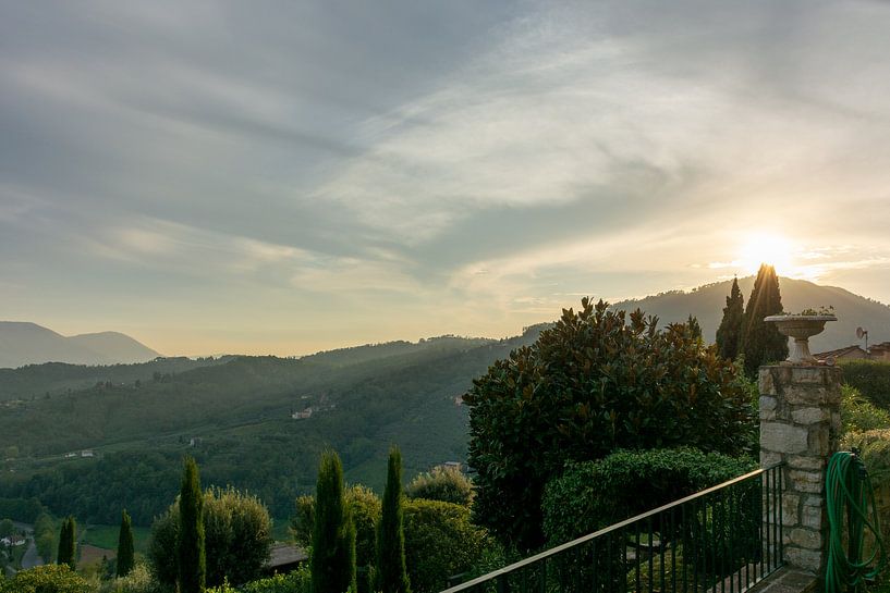 Sunny balcony in Tuscany by Mark Scholten