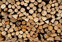 Stapel von Baumstämmen