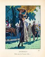 Art Nouveau Couverture de magazine vintage Gazette Bon Ton, 1920
