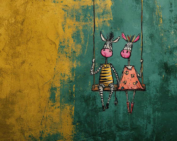 Swinging Partners van ARTEO Schilderijen