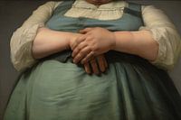 The lady in the kitchen