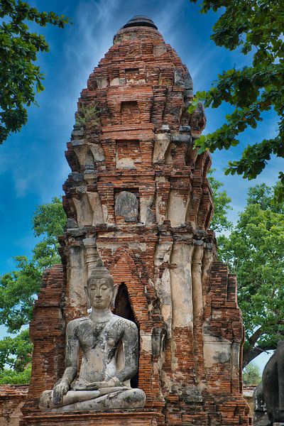 Temple Mahathat à Ayutthaya par Bernd Hartner