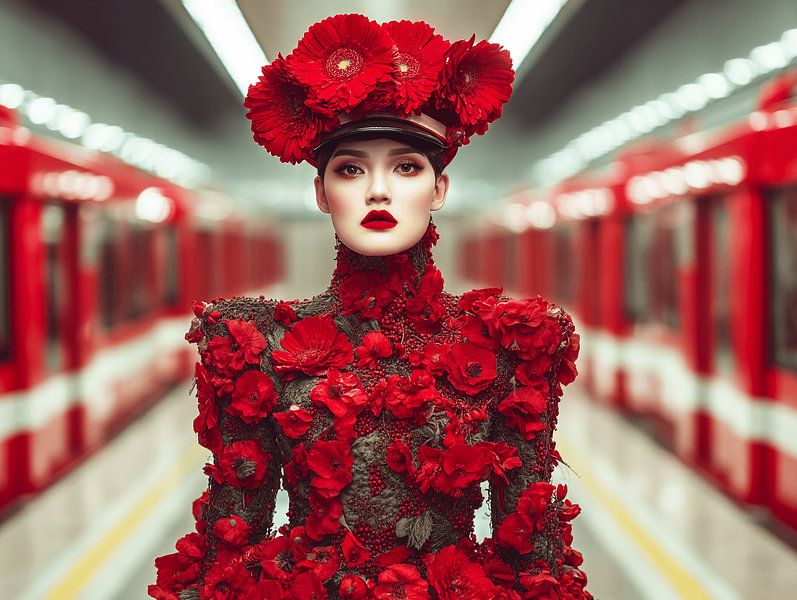 La Reine du métro | des photos de mode puissantes par Karina Brouwer